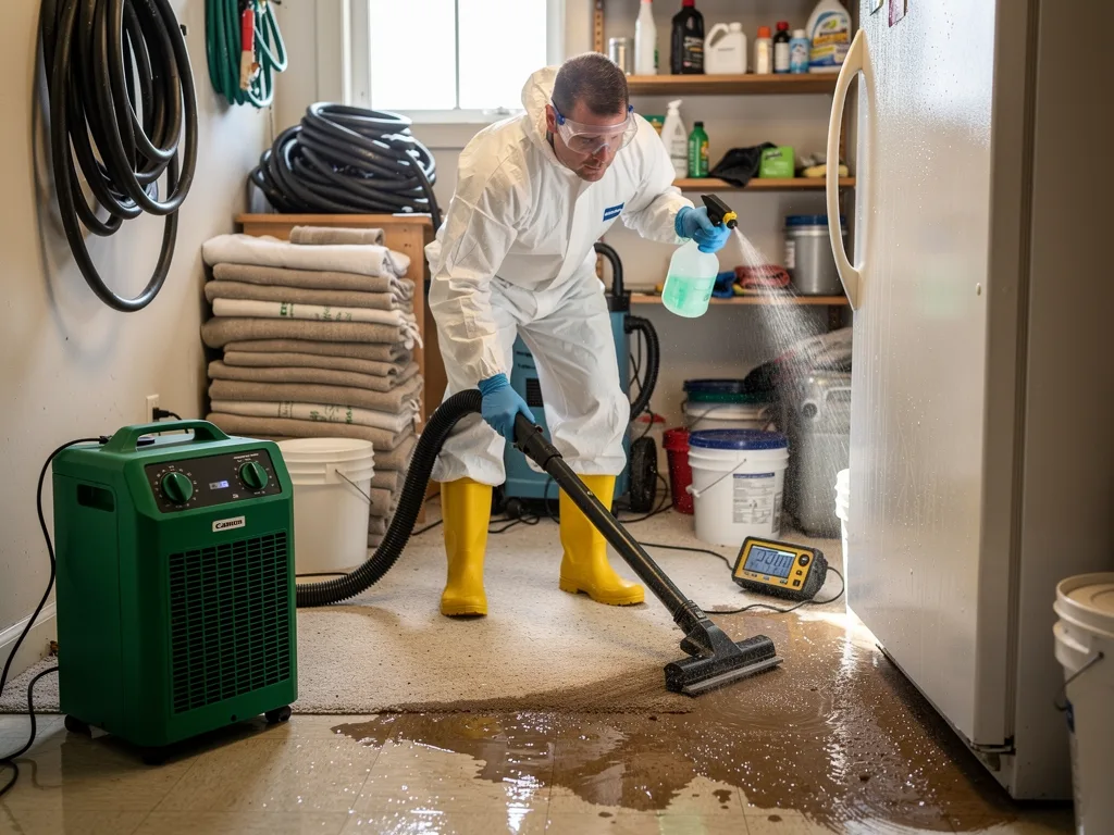 Appliance Leak Cleanup