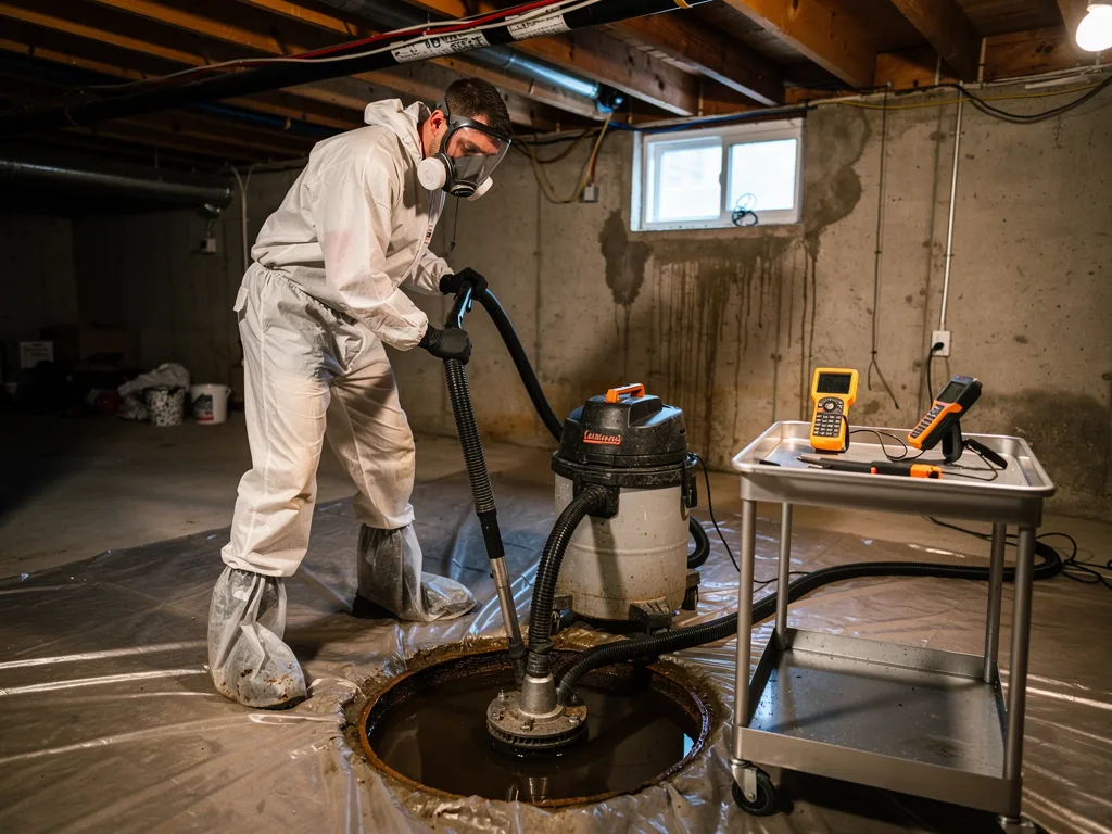 Sewage Backup Cleanup